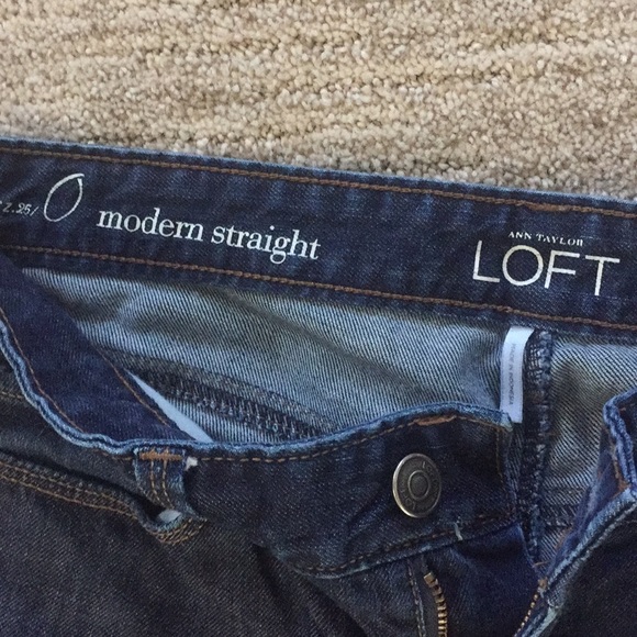 Dark wash straight leg jeans - Picture 3 of 3